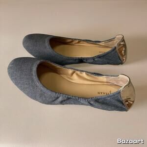 Cole Haan Women’s Shoes Flats Size 7.5 Denim Gold